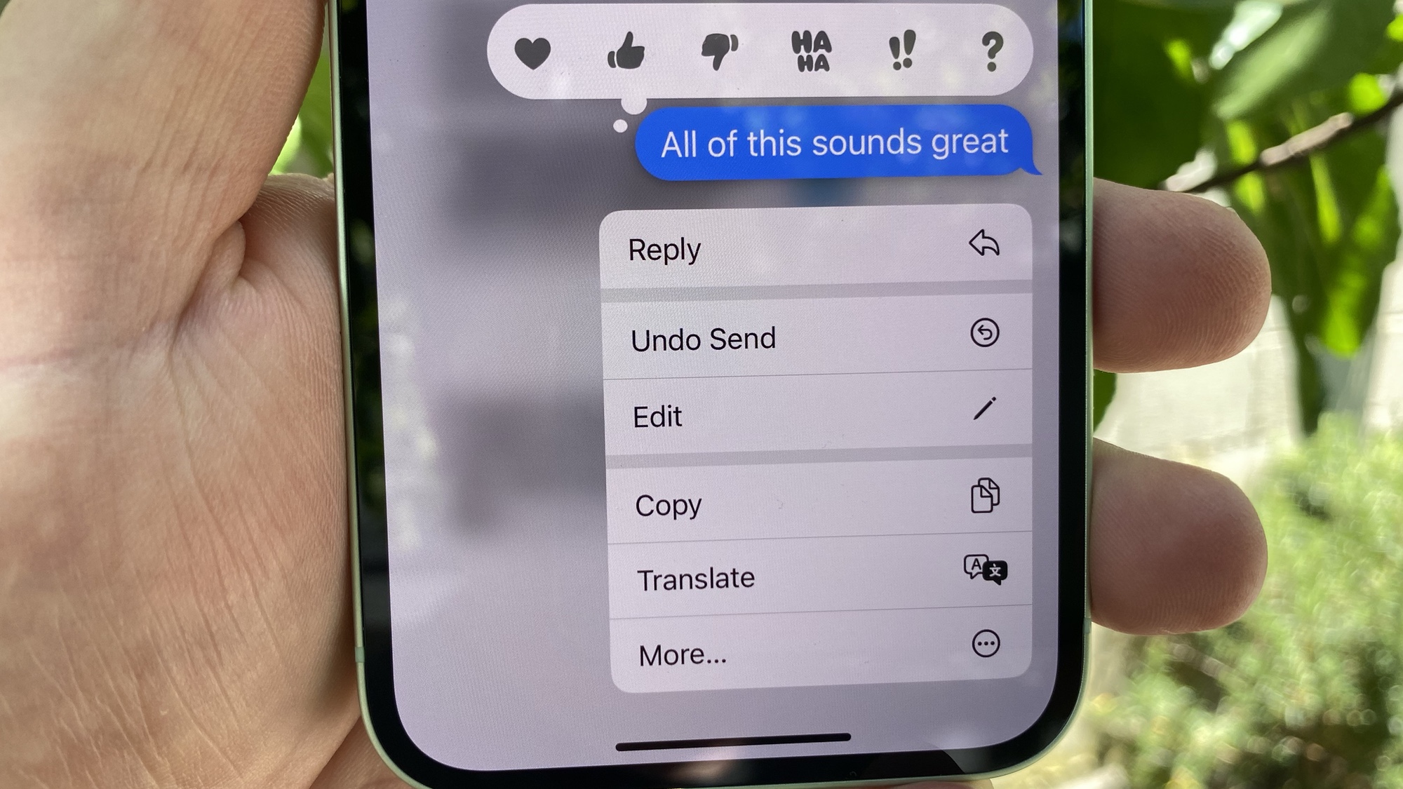 ویرایش پیام ها در iOS 16 